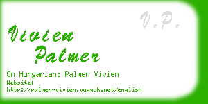 vivien palmer business card